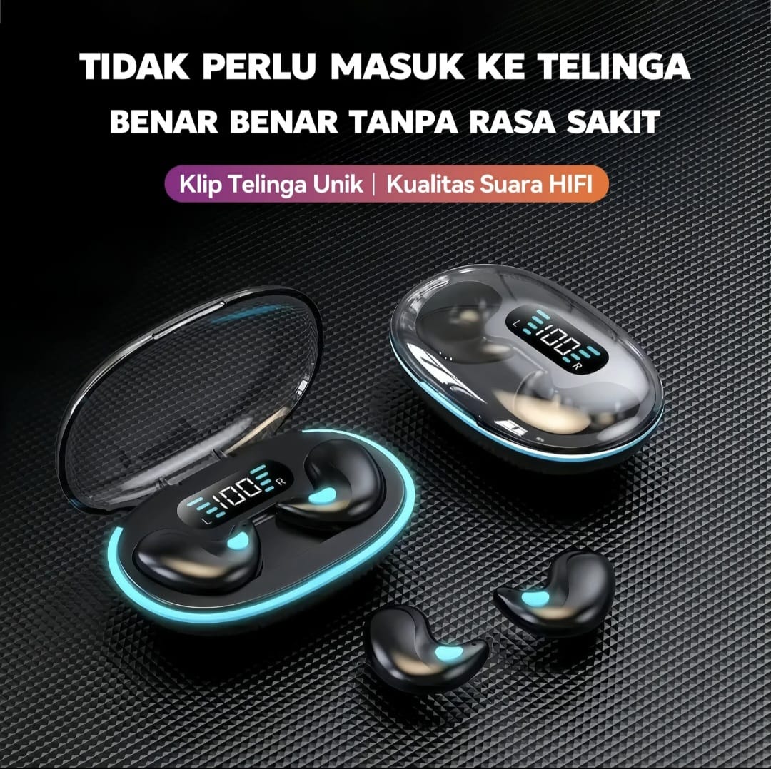 Tidak perlu masuk ke telinga, tanpa rasa sakit